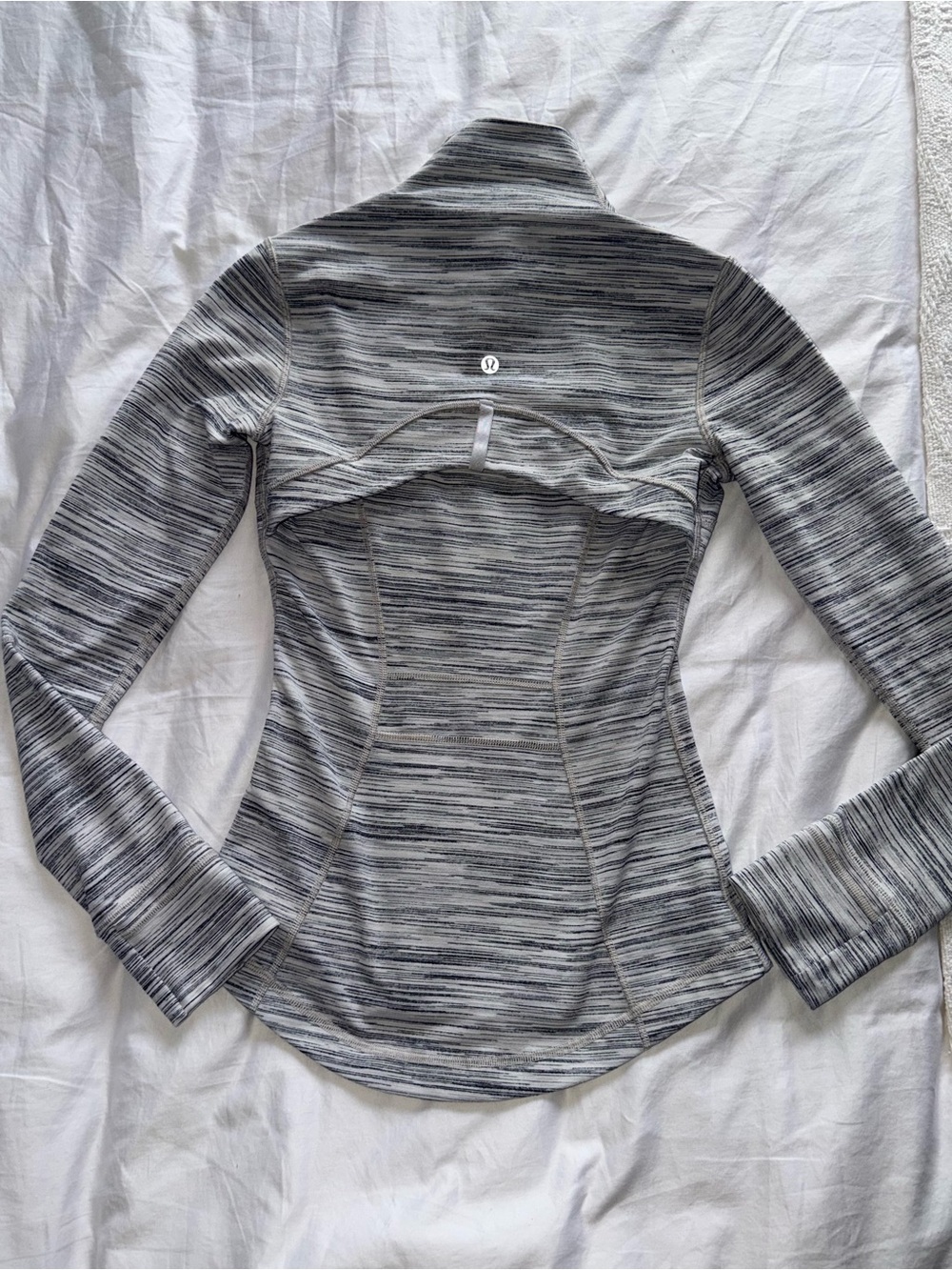 lululemon Define Jacket Wee Are From Space Silver Spoon White Grey Rare Size 2